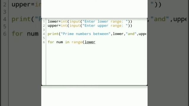 Print all prime Numbers in an interval python programming series part-28 beginner level смотреть онлайн