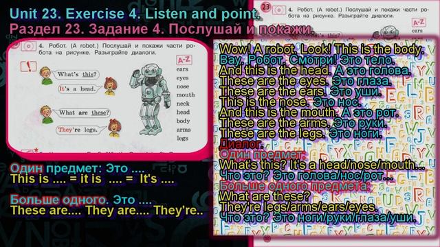 50 стр 23 раздел 2 класс учебник Вербицкая  Английский язык Forward