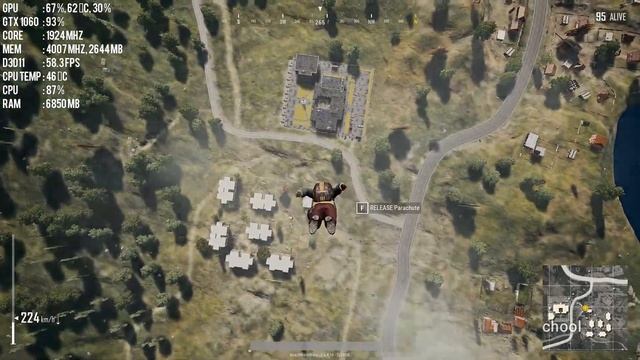 PLAYERUNKNOWN'S BATTLEGROUNDS (PC 1.0) - i3 6100 | GTX 1060 | 1080p смотреть онлайн