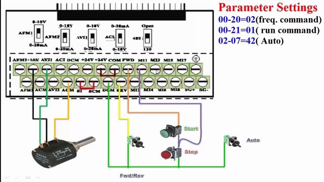 ?delta vfd cp2000 parameter setting | CP2000/C2000 | 3-wire | remote Start Stop | reverse forward смотреть онлайн