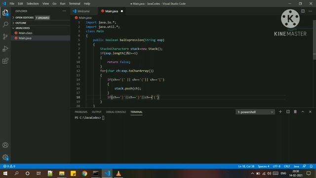 Write a java program to check given Expression Is balance or not. смотреть онлайн