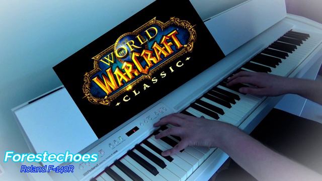 Day Forest 01 - WOW Classic Played on the Roland F140r Piano #155 смотреть онлайн