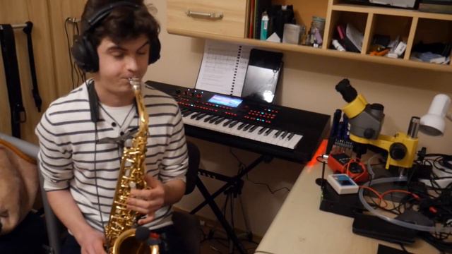 Tones and I - Dance Monkey saxophone cover. смотреть онлайн