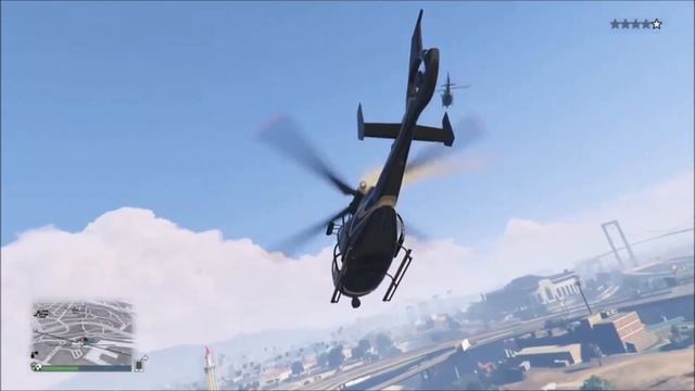GTA Online funny moments: police helicopter fail, NPC helicopter battle and more! смотреть онлайн