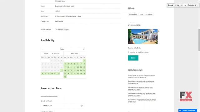 Villagio - Property Booking WordPress Theme TMT Jaxson Sacheverell смотреть онлайн