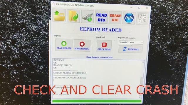 GROM CALC TOOL REPAIR SRS KIA INFINEON CAN-BUS смотреть онлайн