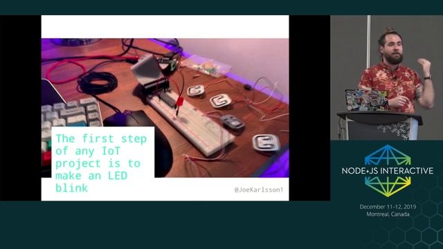 Bringing JavaScript to the IoT Edge - Joe Karlson, MongoDB смотреть онлайн