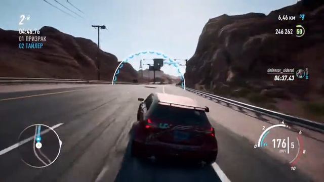 Гонка Мерседес  против Порше.