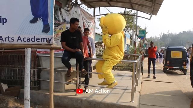 Teddy Bear Irritating School Girls ? | Prank On Public | Am Action смотреть онлайн