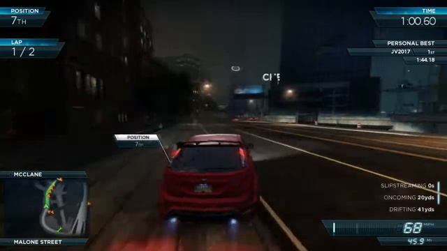 NFS: Most Wanted - Ford Focus RS500 Jumping Jacks Sprint Race [NFS01] смотреть онлайн