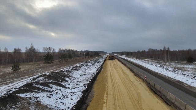 Ремонт трассы Ульяновск -Сызрань у с. Михайловка Тереньгульский район Ульяновская область смотреть онлайн