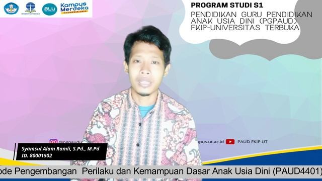 Video Sapaan Sesi 5 Metode Pengembangan Perilaku dan Kemampuan Dasar Anak Usia Dini #tutor смотреть онлайн