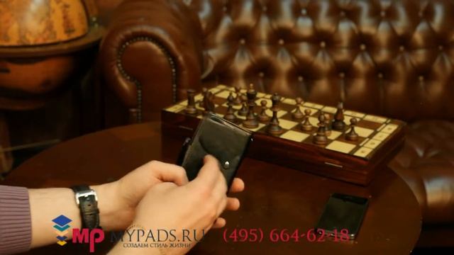 Чехол-книжка для Explay Advance черный кожаный смотреть онлайн