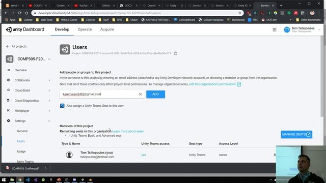 COMP305 - F2019 - Lesson 1 - Part 2 - Intro to Unity 3D for 2D смотреть онлайн