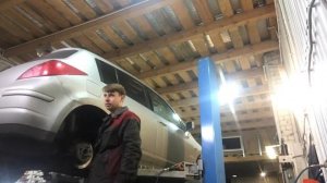 Заклинило ручник Nissan Tiida