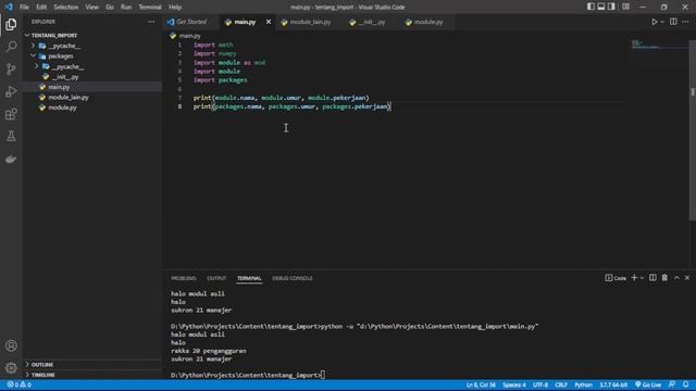 Python - Mengulik Cara Kerja Fitur Import смотреть онлайн