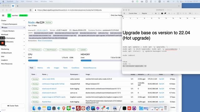 myKube Ep10 upgrade node os version 20 04 22 04 смотреть онлайн