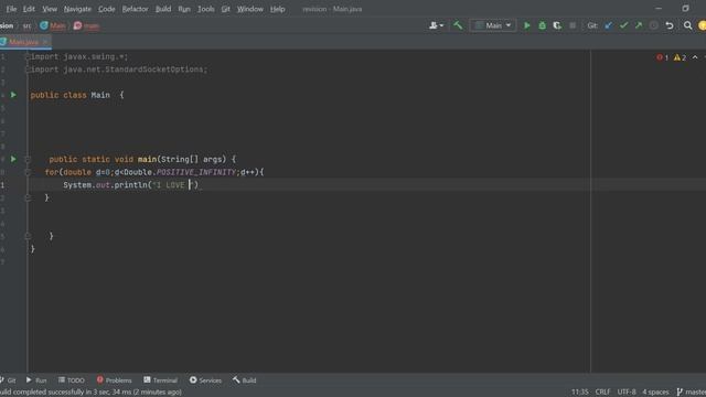How I wrote "I LOVE YOU MOM" in infinite time using JAVA #java ,#coding # I LOVE YOU MOM смотреть онлайн