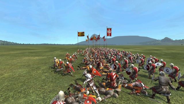 Medieval 2 Total War | [Denmark] Viking Raiders Vs [England] Armoured Sergeants