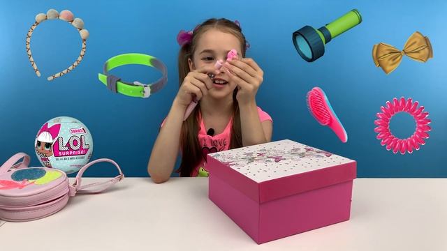 Распаковка сюрприз бокса для девочек / Арина открывает подарки смотреть онлайн