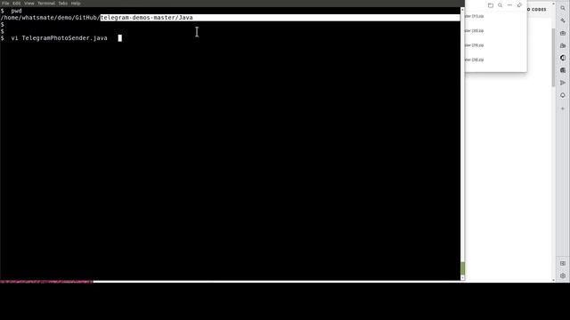 How to send an image to a Telegram user in Java смотреть онлайн