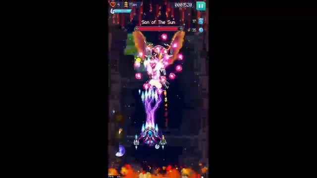 Galaxiga Classic Arcade Game: Boss Son of The Sun-Hard смотреть онлайн