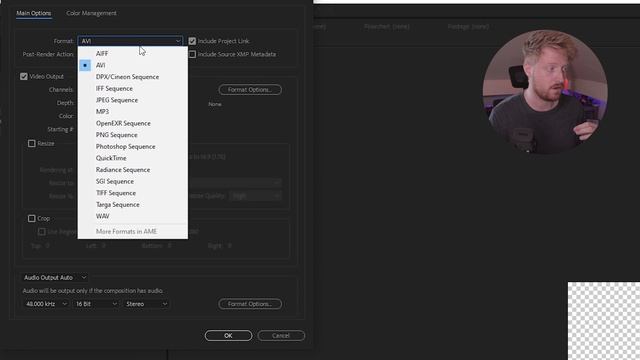 the BEST AFTER EFFECTS EXPORT settings for WEBM files ? with transparent backgrounds смотреть онлайн
