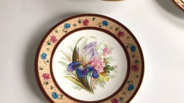 Английский японизм/эстетизм на примере тарелок Royal Worcester смотреть онлайн