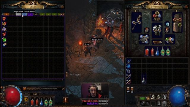 Act 1: Unearth, Bodyswap & Volatile Dead - Templar #2 - Path of Exile 3.1: Hardcore Abyss League смотреть онлайн