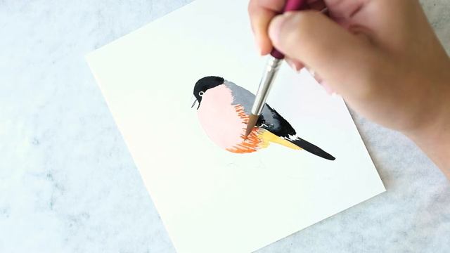 Paint with Me | Watercolor Bird | #33 смотреть онлайн