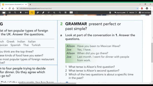 English File Elementary Unit 12B Part 1