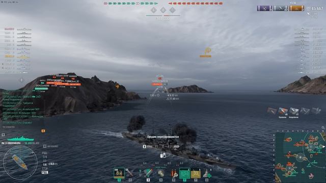 КРЕЙСЕР HINDENBURG! НОВАЯ СБОРКА! ТЕМНАЯ СТОРОНА ГЕРМАНИИ! МИР КОРАБЛЕЙ/WORLD OF WARSHIPS смотреть онлайн