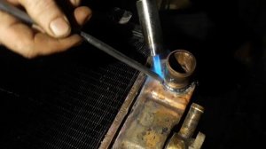 Простая пайка радиатора ВАЗ 2106