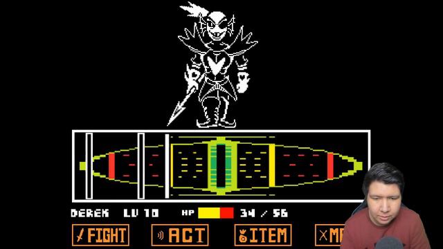 Melawan Undyne The Undying - Undertale