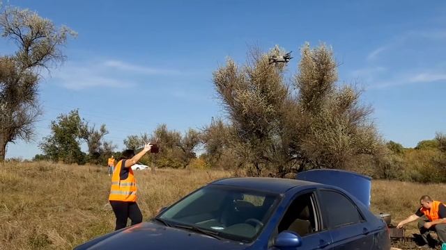 Тестирование DJi квадрокоптера / дрона для поиска пропавших людей. смотреть онлайн