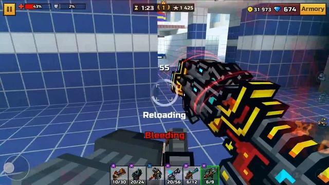 Pixel Gun 3D - Insidious Hades Set Damage Test + Gameplay OP Set! смотреть онлайн