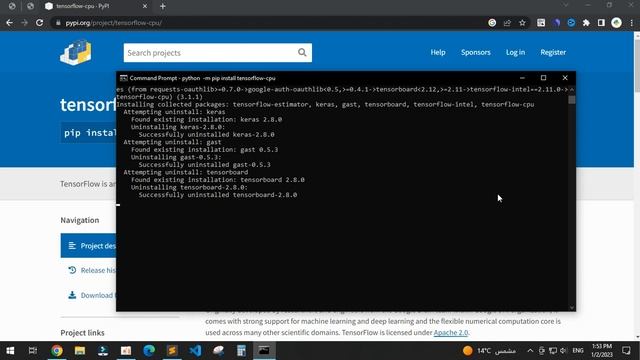 SOLVED tensorflow Could not load dynamic library 'cudart64 101 dll' on tensorflow CPU only installa смотреть онлайн