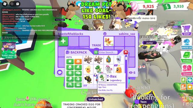 I'm Giving Away An *EVIL UNICORN* In Adopt Me! DREAM PET GIVEAWAY!!