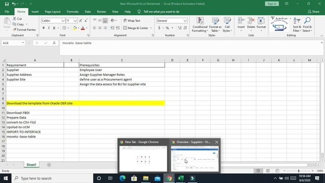 How to Import supplier in Oracle ERP Cloud Fusion R13| File based data Import in Oracle procurement смотреть онлайн