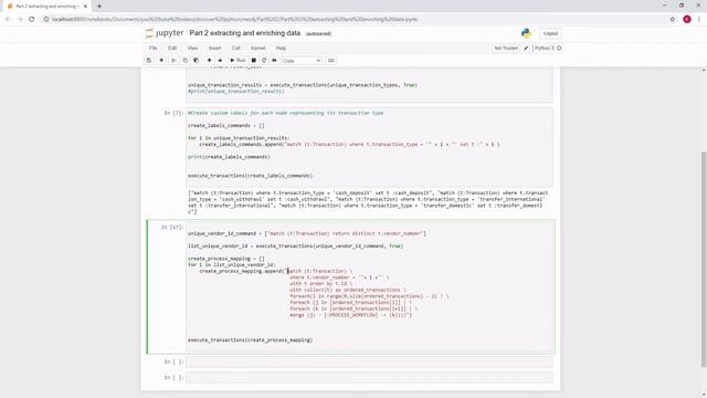Python Neo4j Advanced Relationships [Creating a process workflow] смотреть онлайн