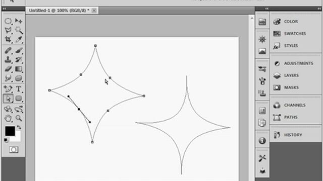 Photoshop Pen Tool : How to Use Vector Graphics in CC CS6 CS5 Tutorial смотреть онлайн