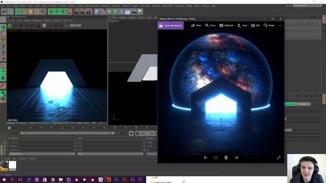 Cinema 4D Tutorial Octane Render | Space Scene Artwork Creation | With Project File смотреть онлайн