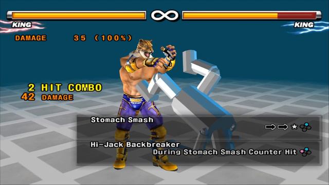 Tekken 5 - King II Move List смотреть онлайн
