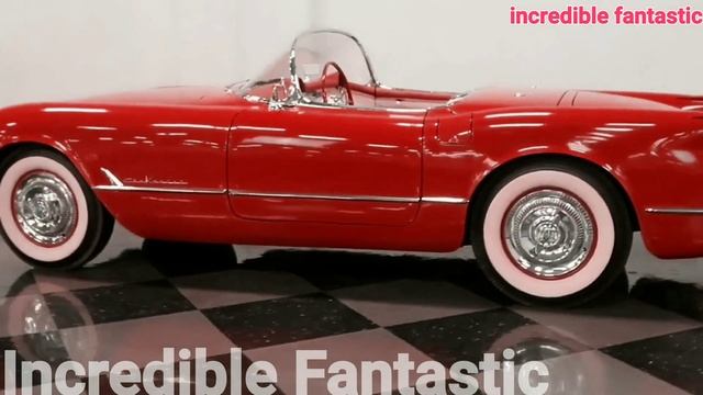 1955 Chevrolet Corvette - Red Colors 4K Video смотреть онлайн