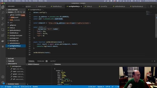 Use Node.js to control your Xmas Lights смотреть онлайн
