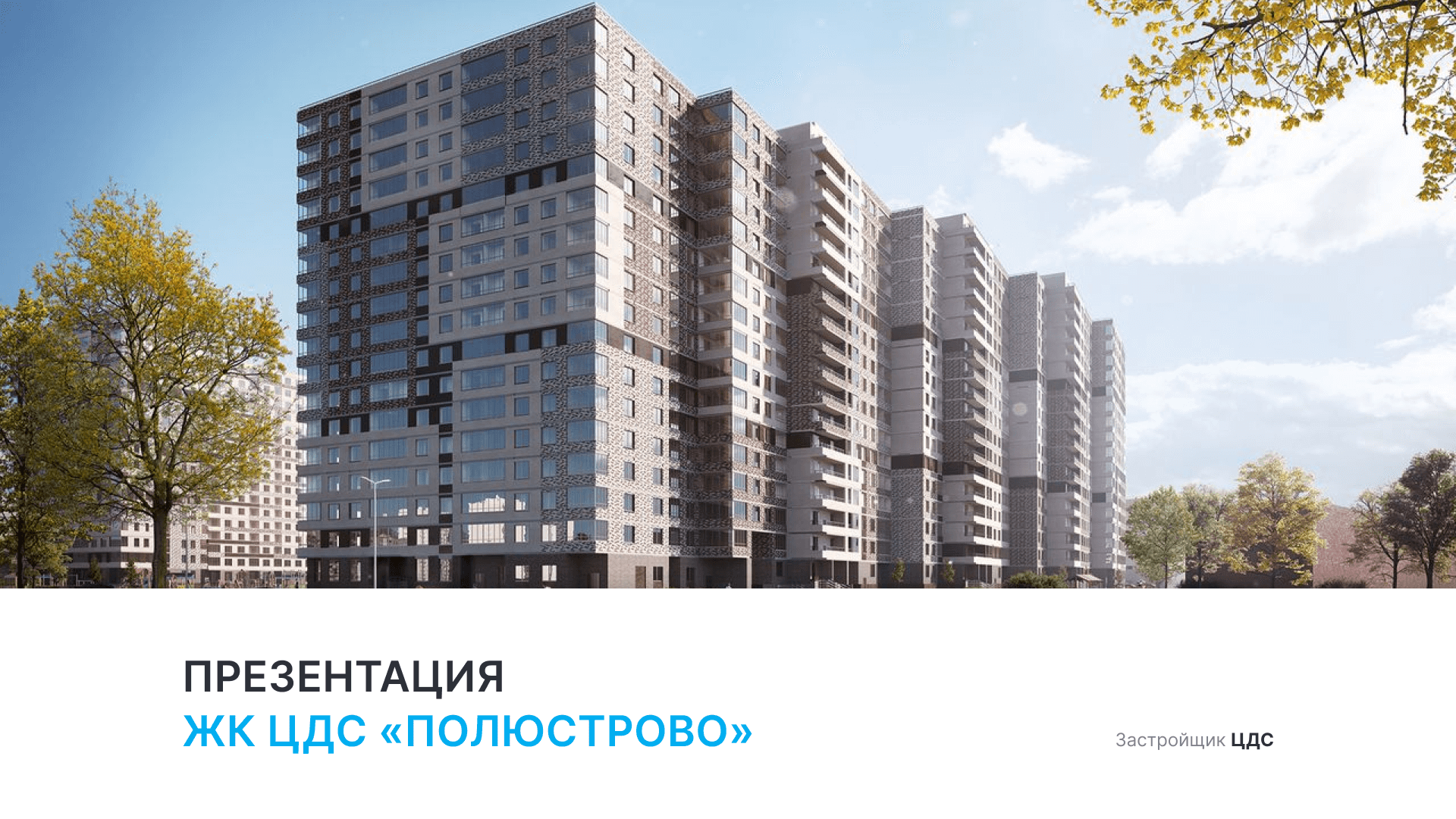 ЖК «ЦДС Полюстрово» смотреть онлайн