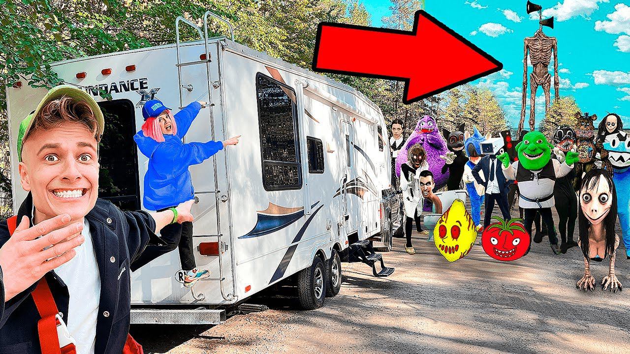 ВСЕ МОНСТРЫ НАПАЛИ НА НАШ ДОМ НА КОЛЕСАХ *помогите* смотреть онлайн