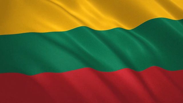 Развевающийся флаг Литвы / Waving Flag of Lithuania смотреть онлайн