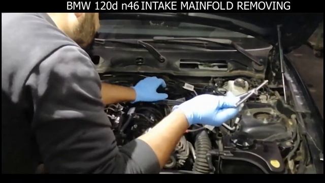BMW 120D N47  INTAKE MANIFOLD REMOVAL | INTAKE MANIFOLD  REPLACEMENT|  Remove  N47  Intake Manifold