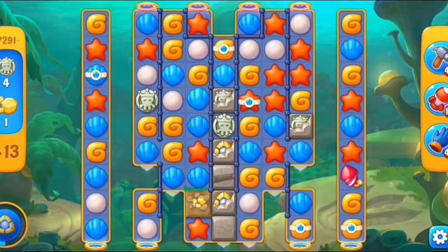 Fishdom 7291 Hard Level - NO 💣🧨💥 смотреть онлайн